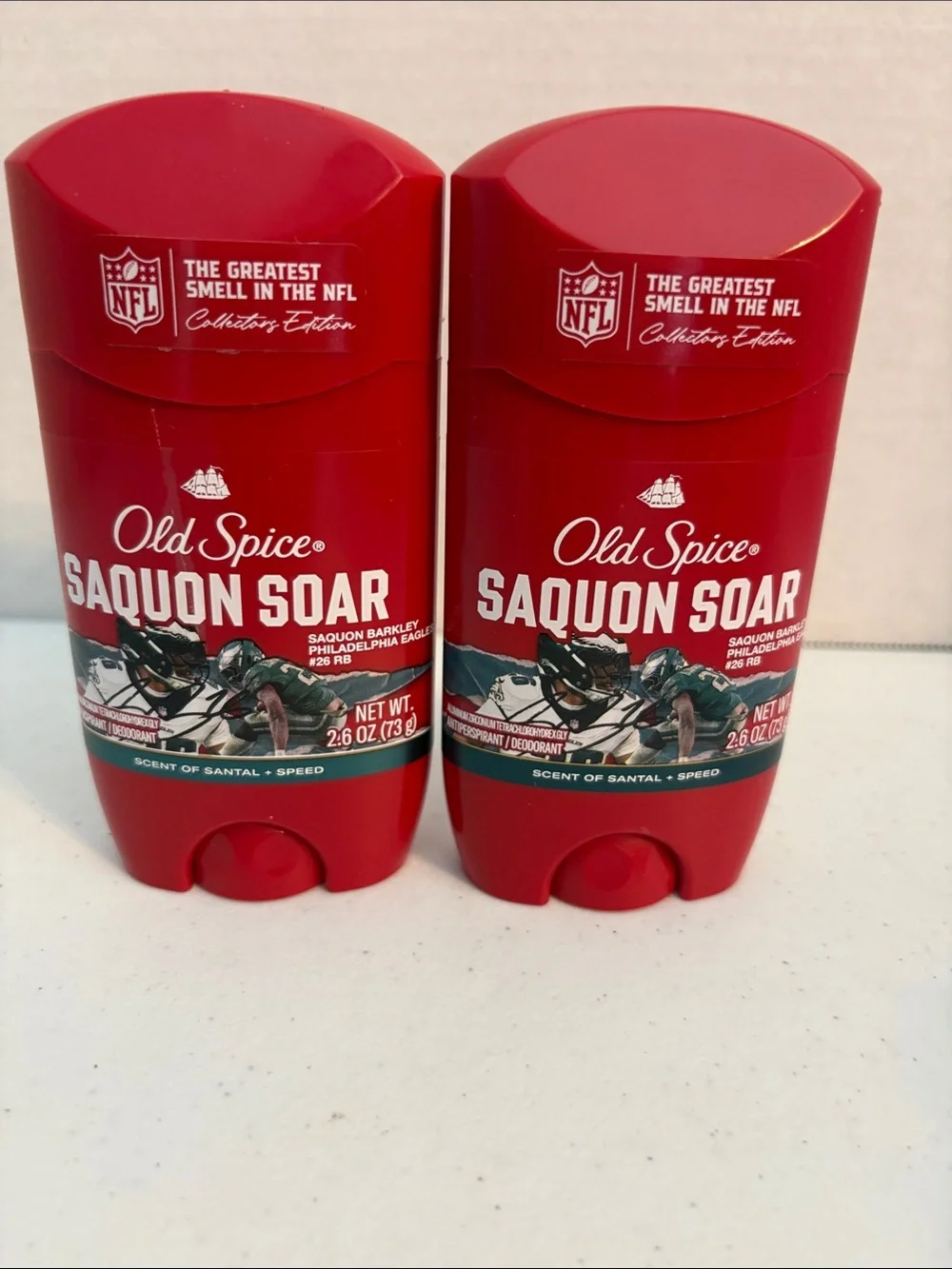 Old Spice Saquon Soar Men's Cleansing Deodorant Stick - Red
